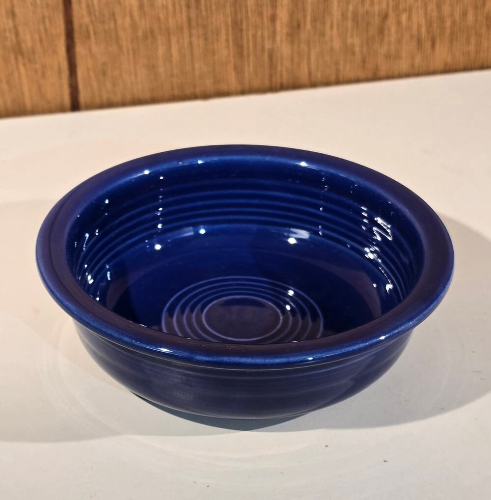 Fiesta HLC 5.5 Fruit Bowl Cobalt Blue Vintage Fiestaware Made USA